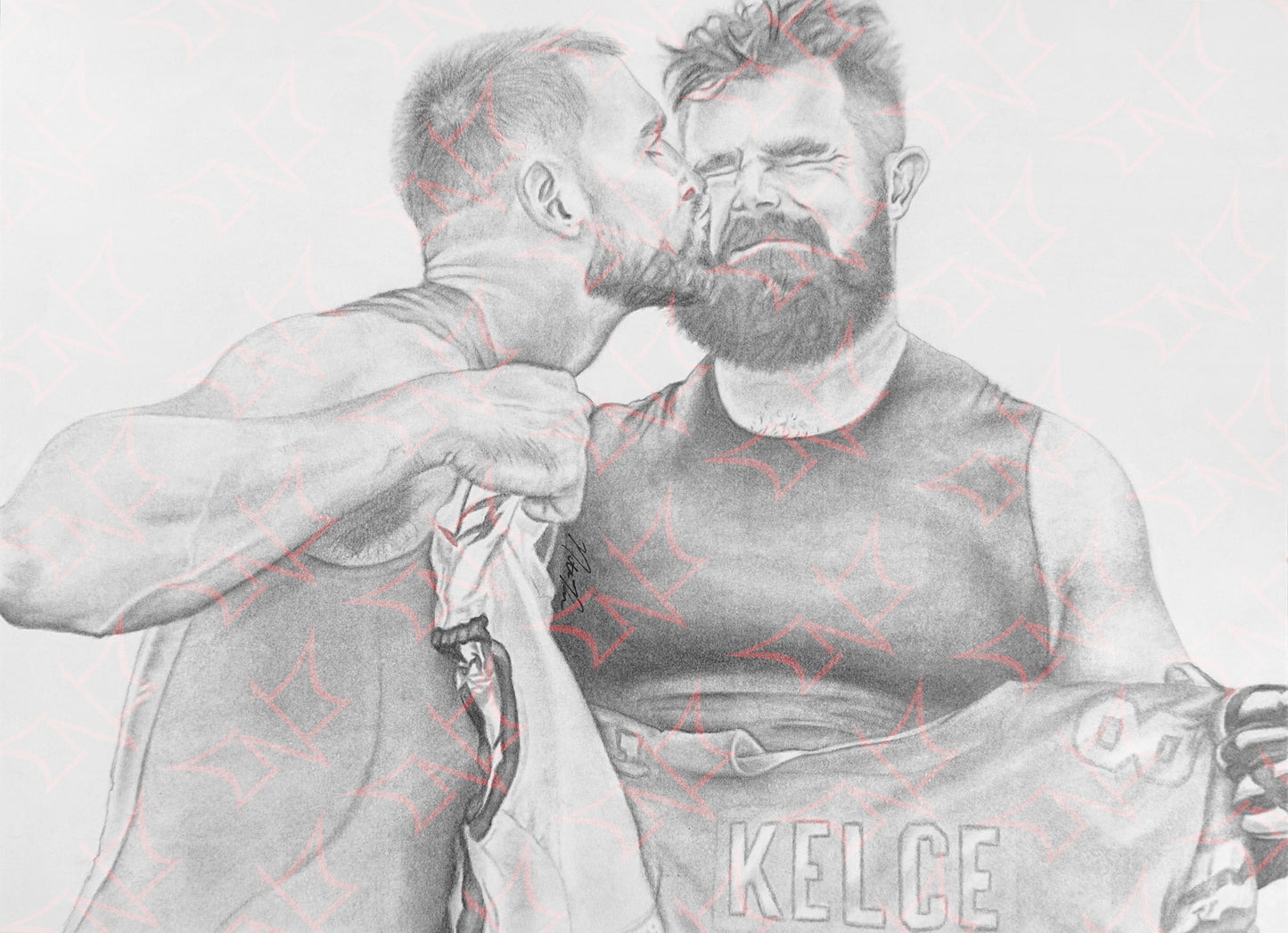 Travis & Jason Kelce "Love" Print