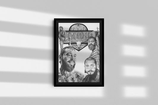 Post Malone Collage Print